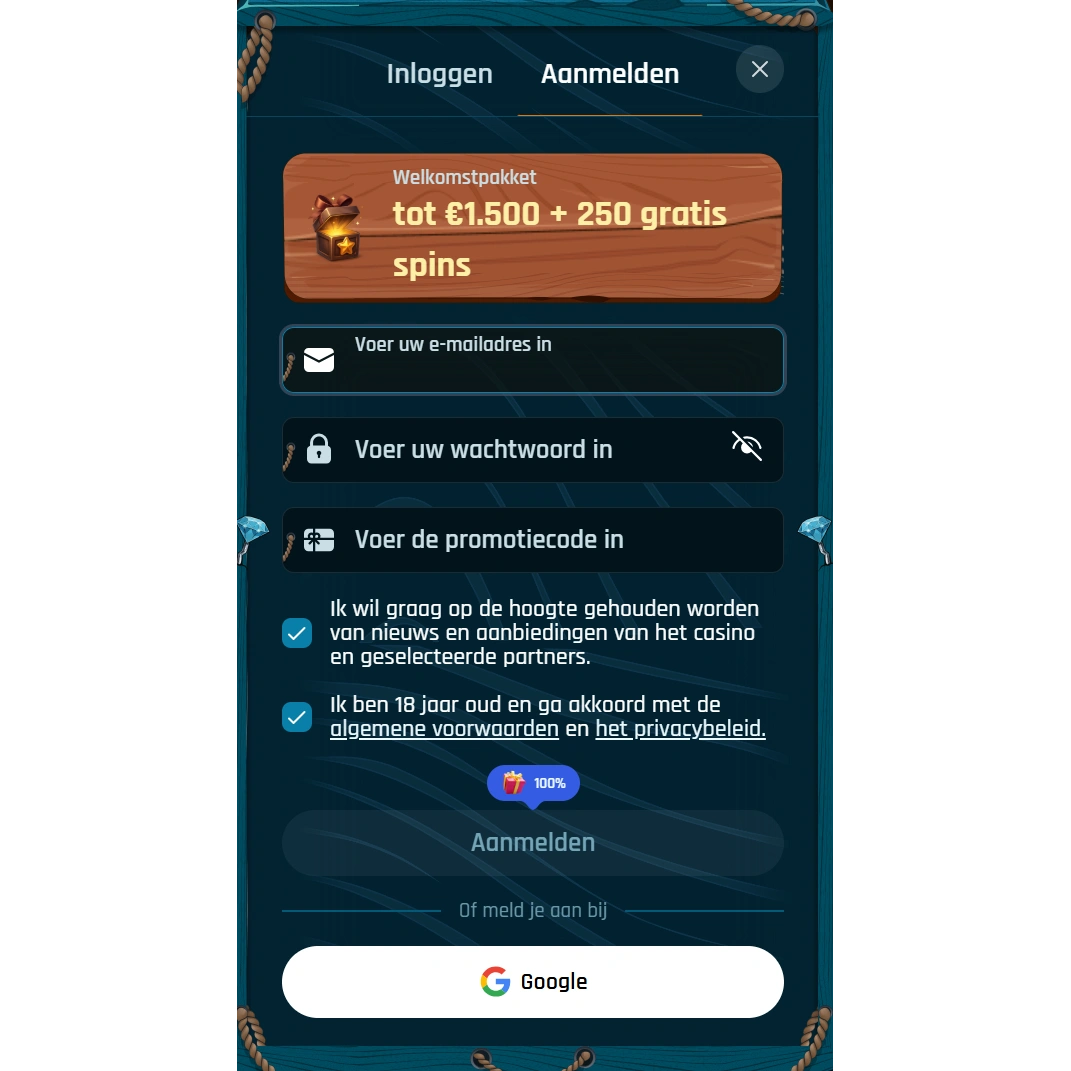 RingoSpin Casino Aanmelden en inloggen