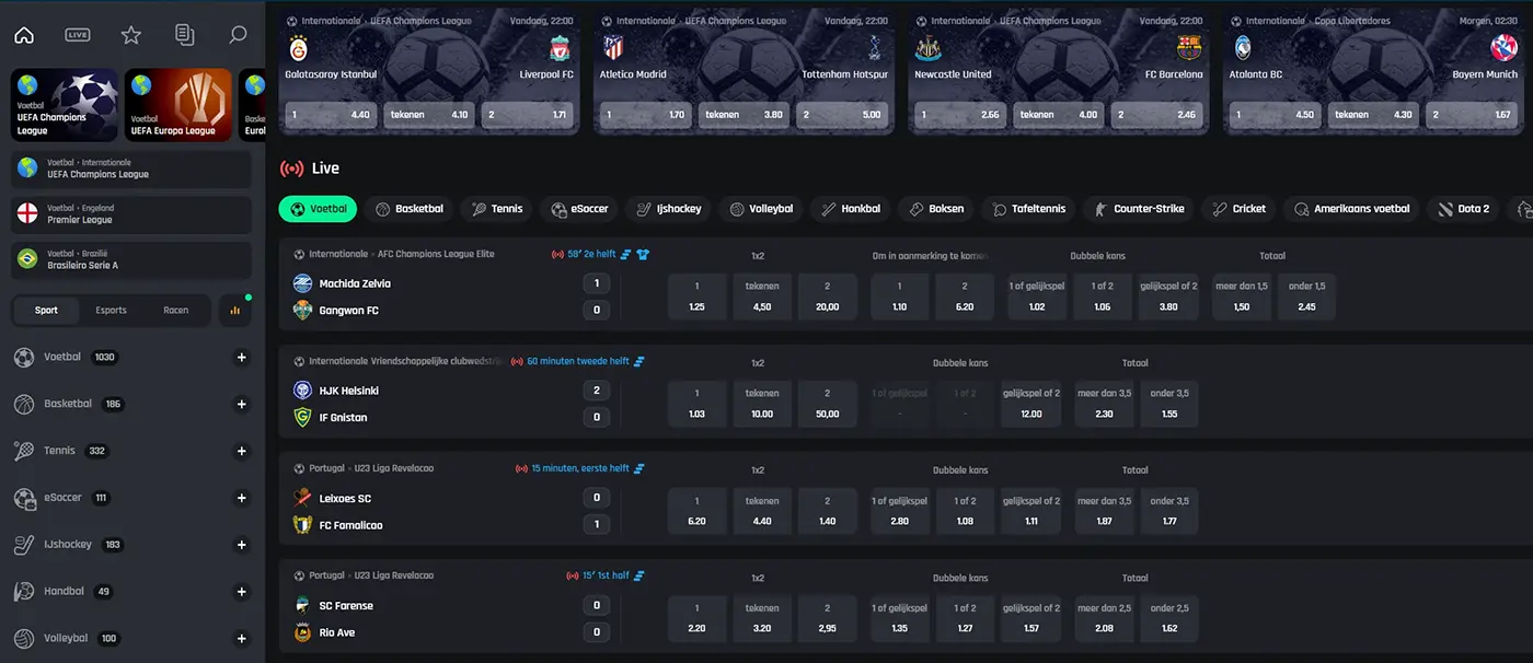 RingoSpin Casino Sportsweddenschappen